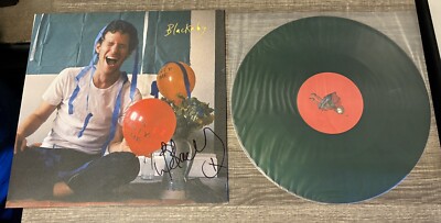 BLACKABY What's On The TV? & Everything's Delicious Green Vinyl LP Autographed
