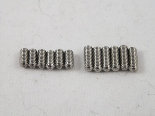 SHORTER GRUB SCREWS 8mm or 6mm for BRIDGE SADDLES Stratocaster Telecaster guitar - Picture 2 of 5