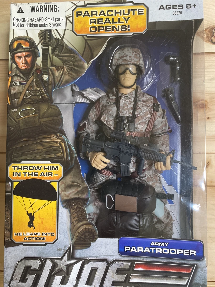 GI Joe Hasbro Army Paratrooper 2011 Use Original Box 12