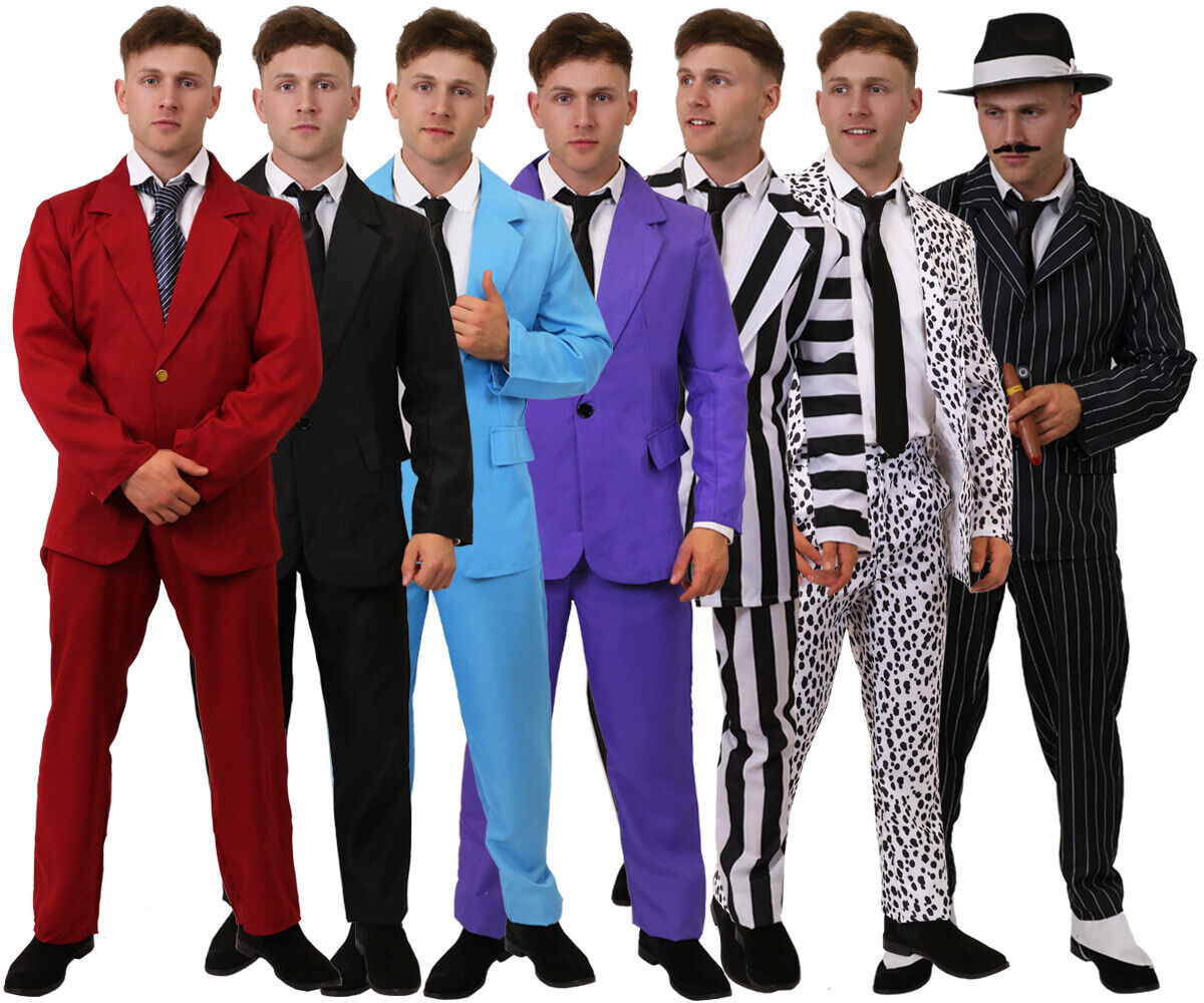 MENS SUIT & TIE CHOICE MOVIE NOVELTY STAG DO PARTY TUXEDO OUTFIT FANCY  DRESS LOT | eBay