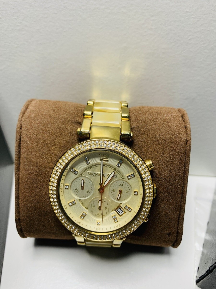 Michael Kors Parker MK5632 Women StainlessSteel Pave Crystal Quartz Watch BC742 Michael Kors Ladies Watch Parker MK5632 | Watches Prime main image 4