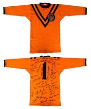 Signed 1977 Balmain Tigers Match-Worn NRL Vintage Rugby League Football Jersey