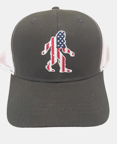 Infinity Headwear Freedom Squatch Baseballmütze Kappe marineblau Netz Druckknopflasche Einheitsgröße