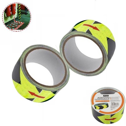 Profilo ruota adesivo riflettente da 7mm X 6 Mt adesivo per 2 cerchi