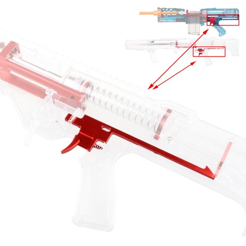 Worker MOD rot plus Metall kurzer Pfeil erweiterter Breech Kit für Nerf LongShot Spielzeug - Bild 44 von 70