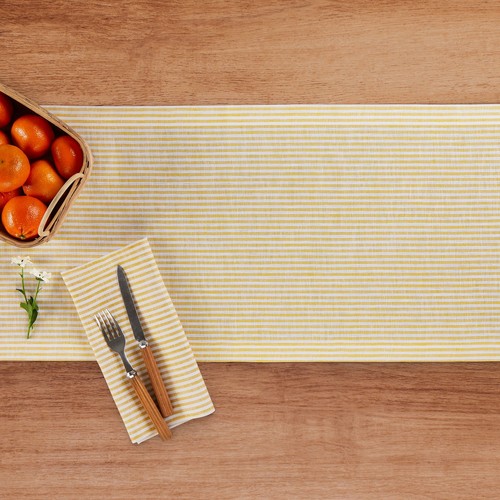 Solino Home 100% Pure Linen Dinner Napkins Set of 4 for Fall, Narrow Stripe - 第 46/51 張圖片