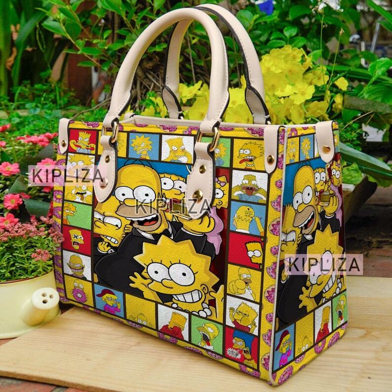 The Simpsons Leather Handbag