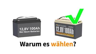 Shentec 12V Litio LiFePO4 100Ah Batteria 1280Wh Ricaricabile Deep Cycle Con Oltre 5000 Volte - Foto 11