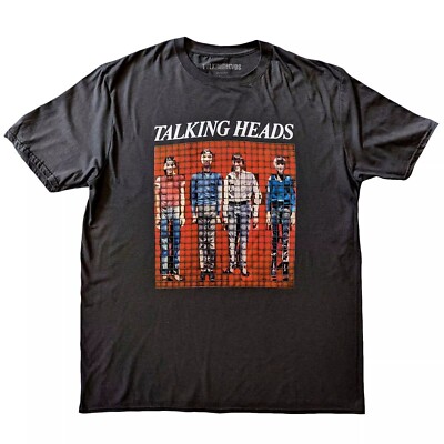 HOT! Talking Heads Pixel Portrait Grey T-Shirt , Size S to 5XL