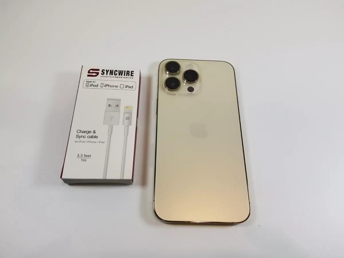 Apple iPhone 14 Pro Max - 256GB - Gold (Unlocked) Has Minor Chip