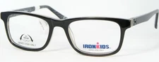 NEW W/ TAG IRONKIDS IKB911 BLK BLACK EYEGLASSES GLASSES FRAME Kids 48-17-135mm