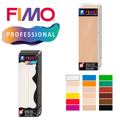 FIMO professional ofenhärtende Polymer-Modelliermasse 454g-Block