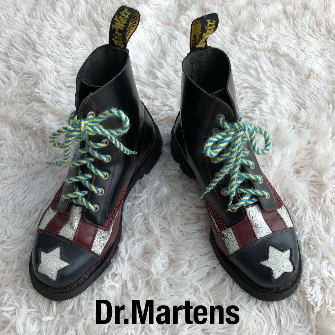 Dr.Martens Dr. Martens 7 Hole Boots Stars And Stripes Con Dr.Martens Dr. Martens 7 Hole Boots Stars And Stripes Con