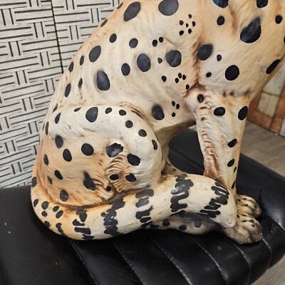 Vintage Cheetah Mid Century Era Style Ronzan Italian Hand