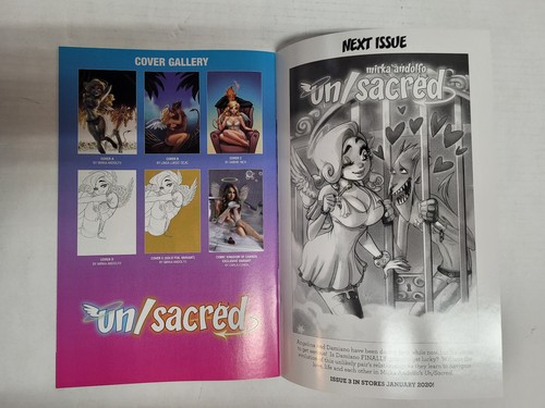 Un/Sacred vol. 1 #2 Mirka Andolfo B&W Sketch Variant Cover (D) ABlaze Media 2019 - Bild 9 von 20