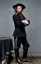 General George Armstrong Custer (1865) Stunning Portrait - Amazing Detail!