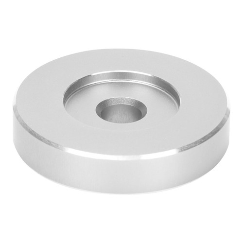 (Silver)Record Turntable Adapter 38mm X 8mm 45 RPM Adapter Aluminum - Imagen 9 de 12