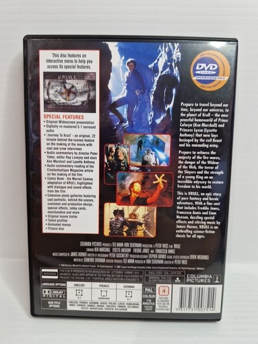 Krull Collector's Edition DVD Region 4 Science Fiction Fantasy Space Classic - Picture 2 of 7