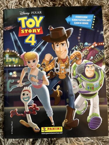 Disney Pixar Toy Story 4 PANINI Sticker Album  2019 w/ 10 Bonus Stickers - Picture 1 of 4