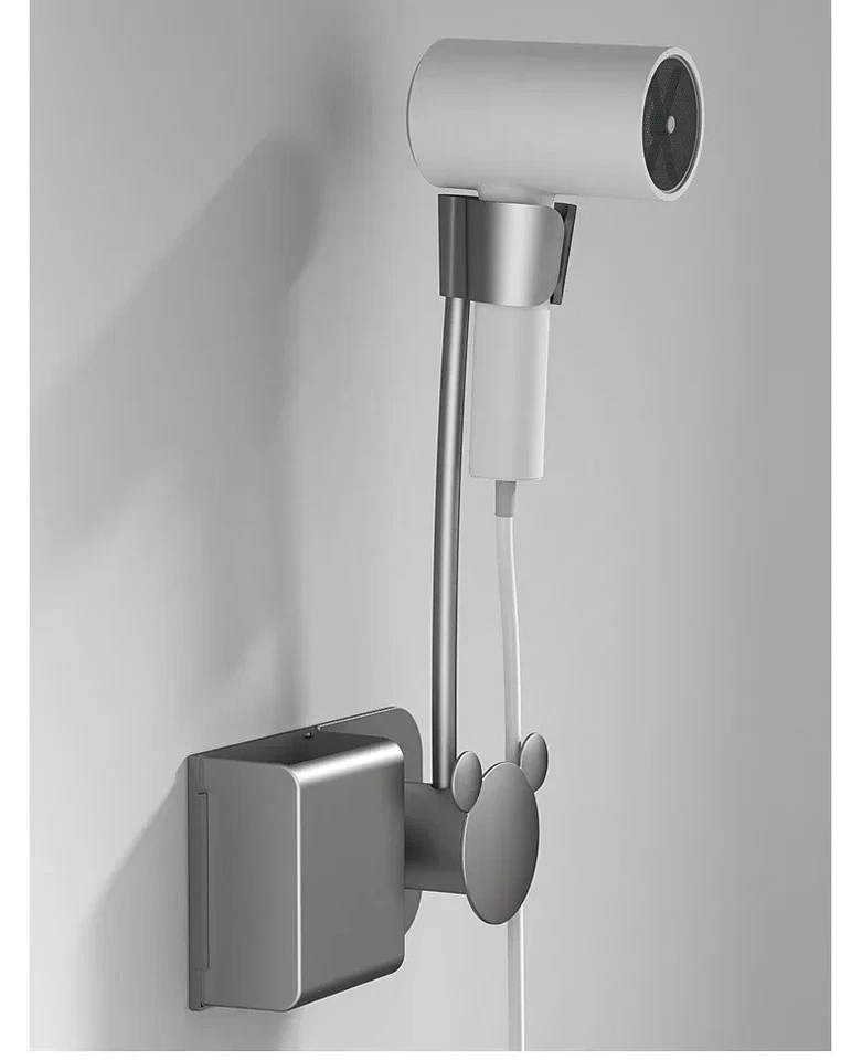 Hair Dryer Stand Holder For Dyson Hair Dryer Holder Bathroom Shelf on The Wall - Image 4 of 4
