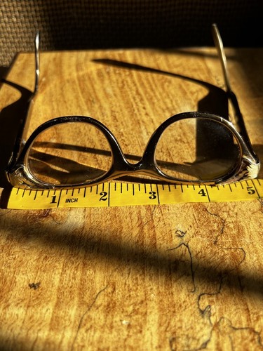 Tura Inc. Chocolate Metal Cat Eyeglass Frames w Gold Filagree Detail 1950’s-60’s - Picture 13 of 17
