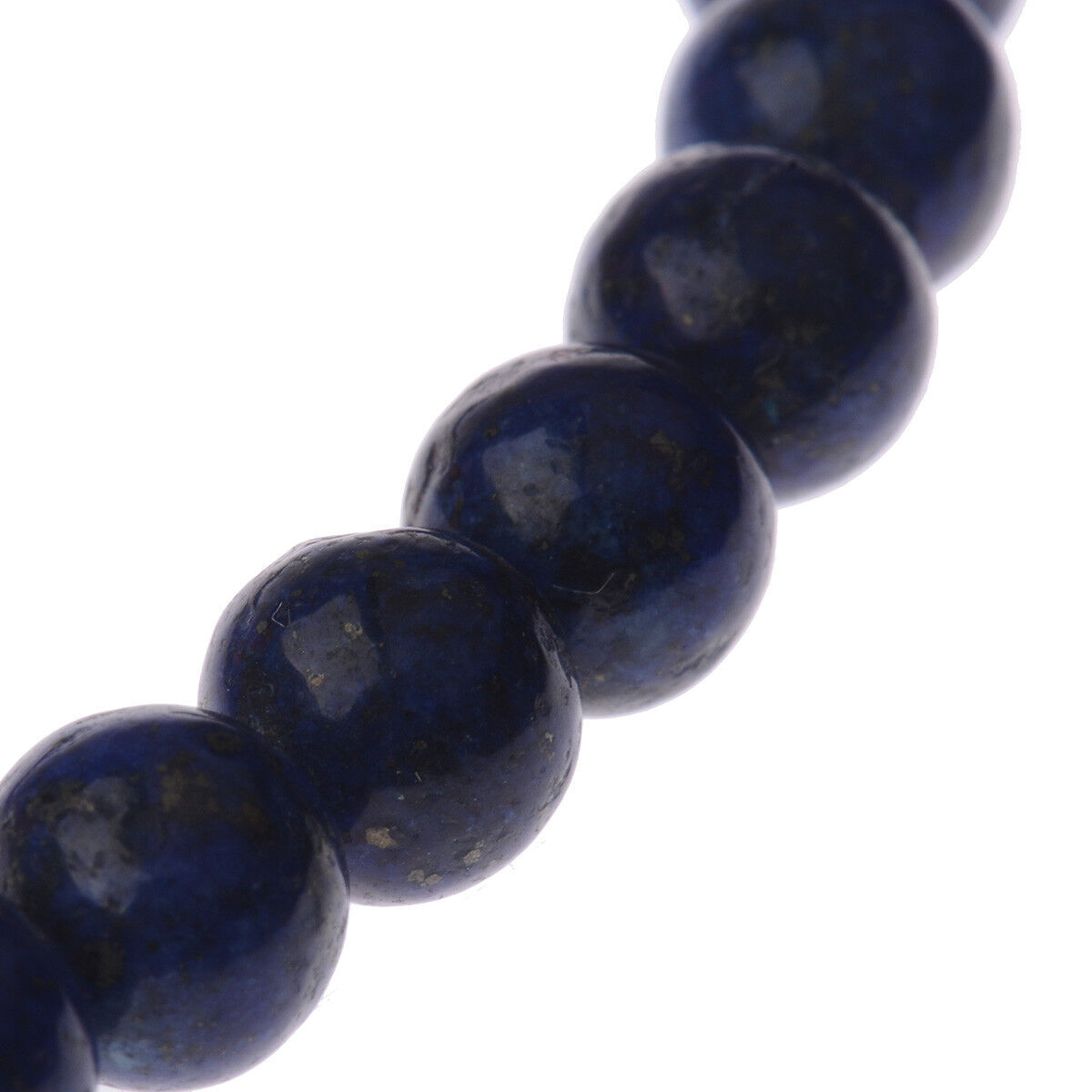 Collier En Lapis Lazuli Naturel - Perles Rondes 6-7 Mm - Longueur 20 Pouces (50 Cm) - Pour Hommes - Fait Main