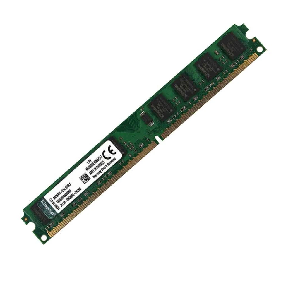 2GB PC2-6400U DIMM DDR2 800MHz 240Pin Desktop PC narrow Memory For Kingston ZT - Image 2 of 4