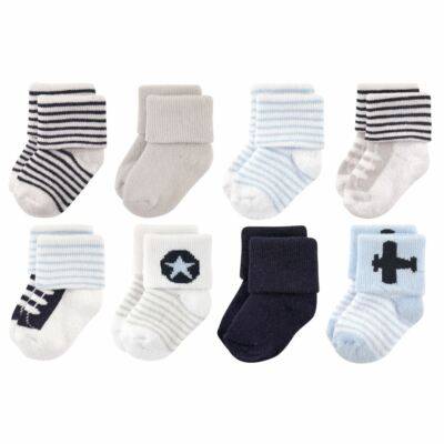 Luvable Friends Socken, 8-Pack, Flugzeug