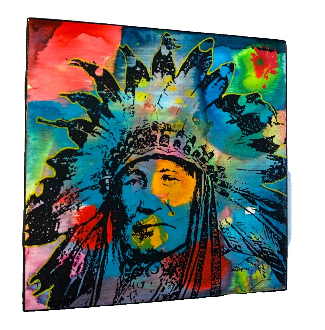 Pinturas acrílicas de arte contemporáneo arte natural