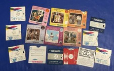 Vintage View-Master Lot Assorted Master Packets Disney Mickey Mouse Roy Rogers