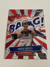 2025 Wild Card Comix Drew Brees /10 Donut Circles Bang  New Orleans Saints