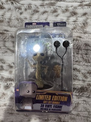 GROOT-Marvel Guardians Of The Galaxy Limited Edition Gift Set Bundle Earbuds