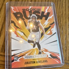 Panini 2025 Rookies & Stars Colston Loveland Rookie Rush Insert #4 Bears NFL