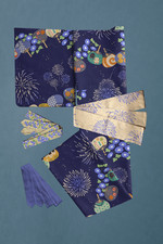 cotton yukata set "Summer Night Matsuri"