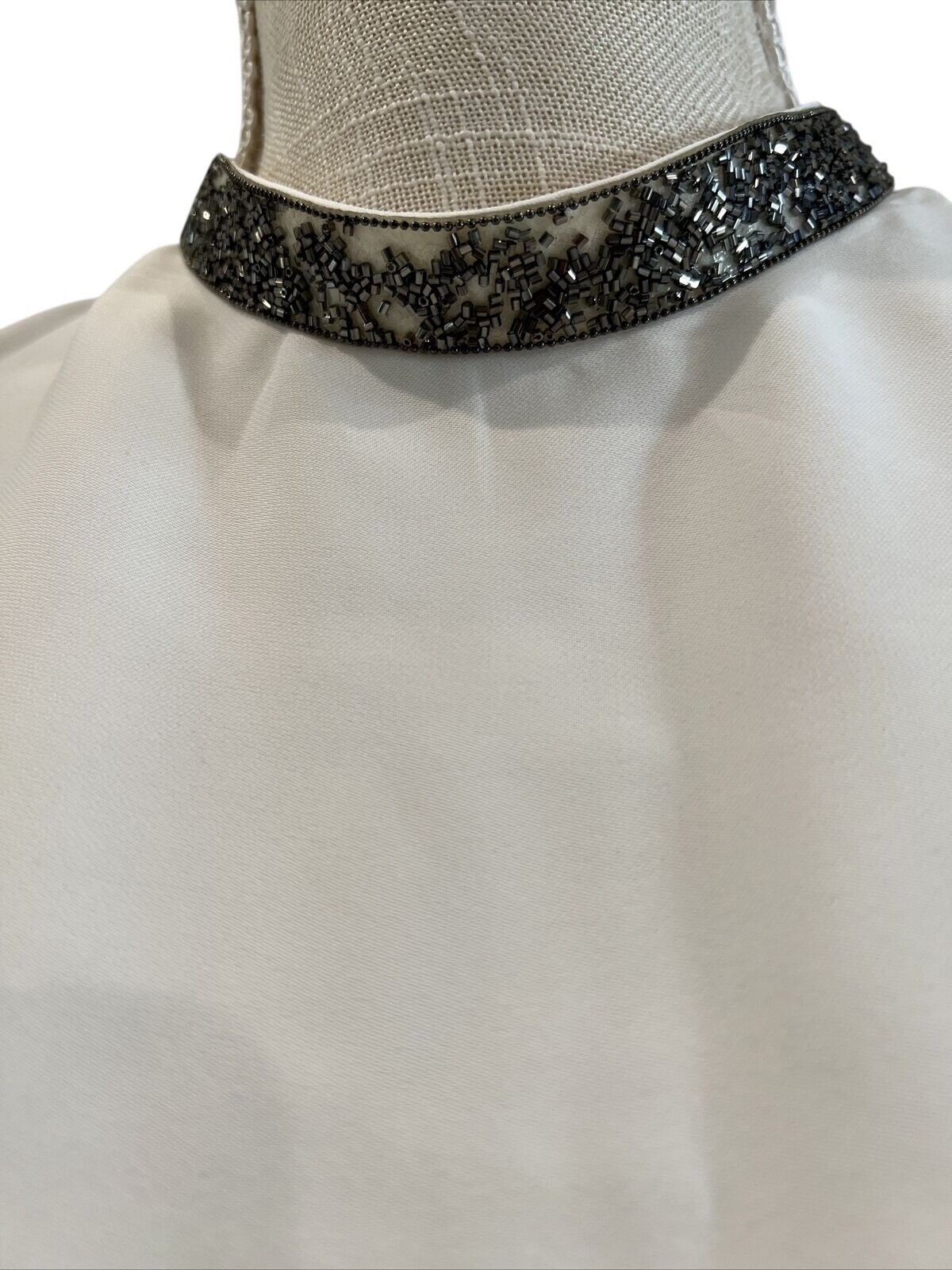 Zara Basic Collection White Layered Sleeveless Bl… - image 4