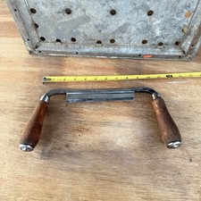 VINTAGE 6 THE JAMES SWAN CO. DRAW KNIFE-WOODWORKING TOOL-SHAVE LOG PEELER