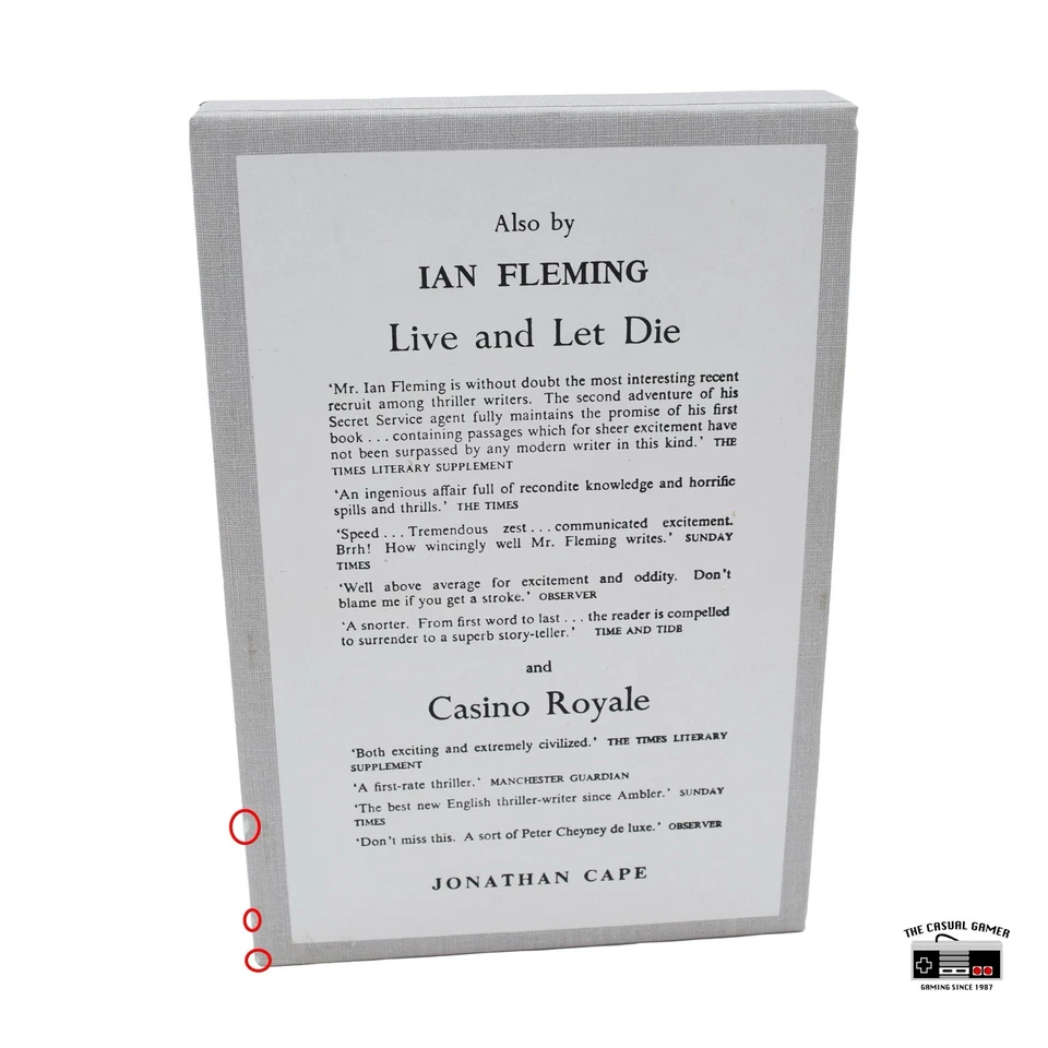 MOONRAKER Ian Fleming James Bond 007 1st Edition Library FEL Foto 4 de 4