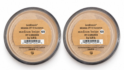 bareMinerals Original Foundation SPF 15 Medium Beige N20 8g x2 Loose Powder New