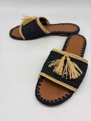 Pre-Owned Carrie Forbes Navy Size 41 Slip On Sandals