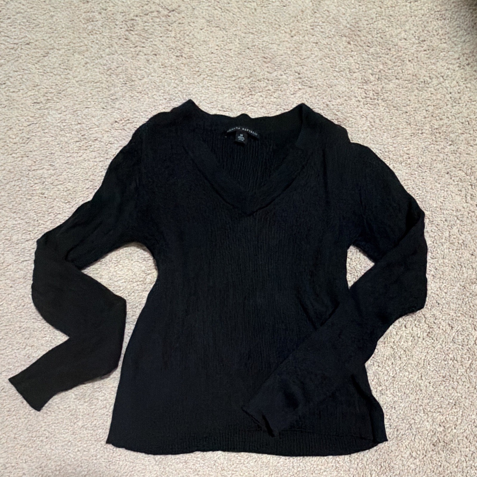 Silk cashmere blend V-neck sweater