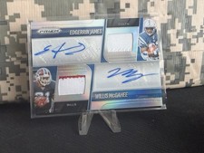 2025 Panini Prizm Edgerrin James/Willis McGahee Dbl Patch Auto # DPA-EJWM 06/99