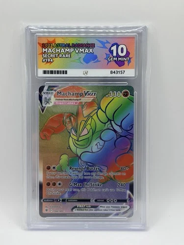 ACE 10 Machamp VMAX 194/189 Astral Radiance Secret Rainbow Rare