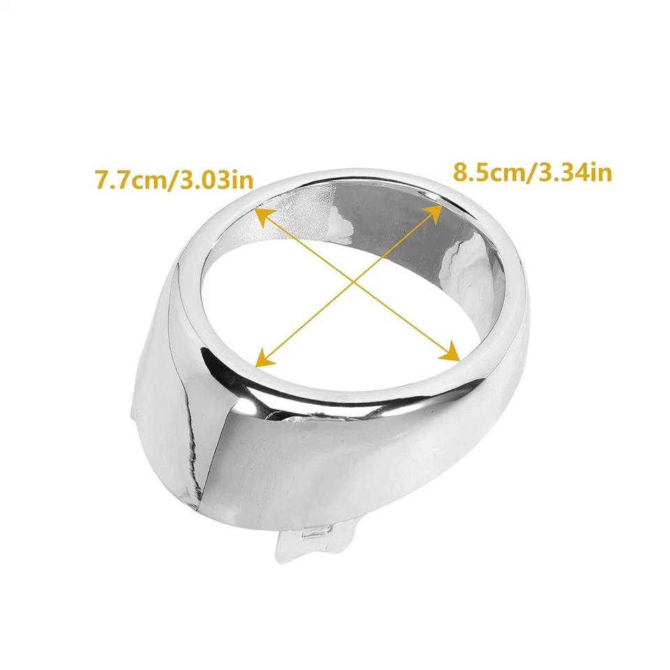 Pair Front Bumper Fog Lamp Bezel Trim 622561MS2A 622571MS2A For INFINITI G25 G37 - Image 3 of 4