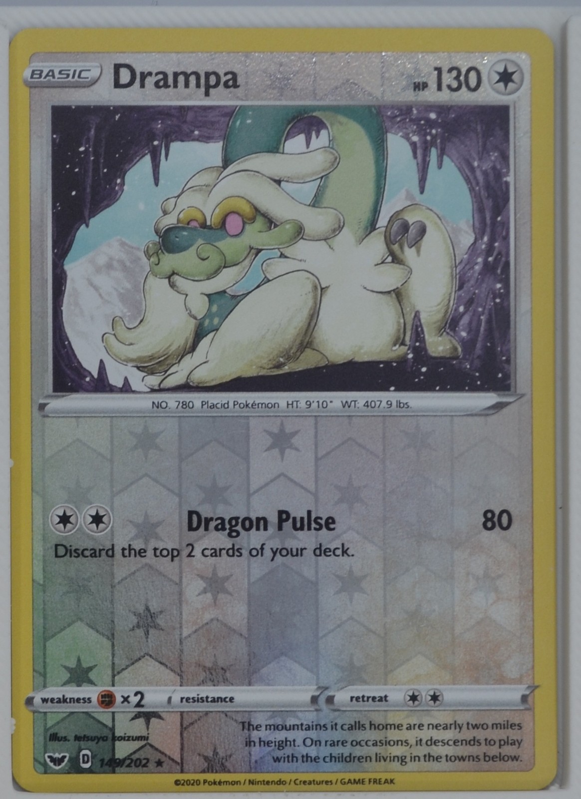 Drampa 149/202 Sword & Shield Base Set Pokemon TCG