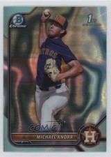 2022 Bowman Draft Chrome Aqua Lava Refractor 5/199 Michael Knorr #BDC-120 0zg4