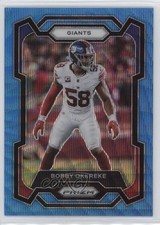 2023 Panini Prizm Blue Wave Prizm 25/199 Bobby Okereke #124 1i0n