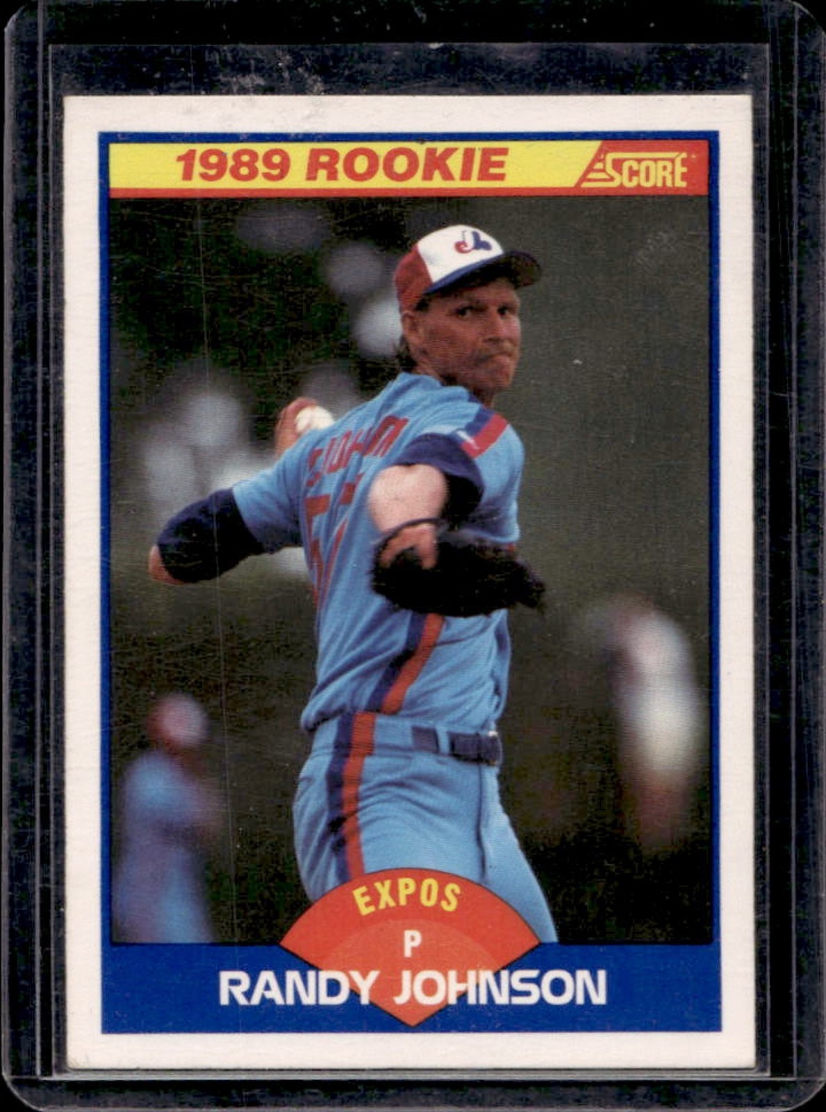 1989 Score Randy Johnson Rookie RC #645 Expos