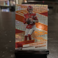 2025 Panini Revolution #8 Patrick Mahomes II Orange Levels #/299
