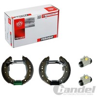 Ferodo Bremsbackensatz Vormontiert 203Mm Passend FüR Peugeot 206 206+ | FMK576