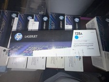 HP 128A Cyan Toner Cartridge  Works LaserJet Pro CM1415 Color, CP1525 Color
